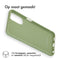 Color Backcover voor de Oppo A78 - Olive Green