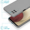 Color Backcover voor de Samsung Galaxy A12 - Grijs