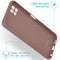 Color Backcover voor de Samsung Galaxy A22 (5G) - Taupe