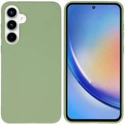 Color Backcover voor de Samsung Galaxy A35 - Olive Green
