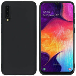 Color Backcover voor de Samsung Galaxy A50 / A30s - Zwart