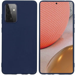 Color Backcover voor de Samsung Galaxy A72 - Donkerblauw