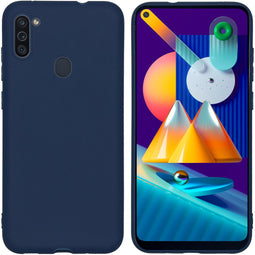 Color Backcover voor de Samsung Galaxy M11 / A11 - Donkerblauw