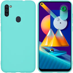 Color Backcover voor de Samsung Galaxy M11 / A11 - Mintgroen