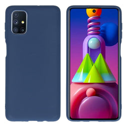 Color Backcover voor de Samsung Galaxy M51 - Donkerblauw