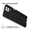 Color Backcover voor de Samsung Galaxy M53 - Zwart