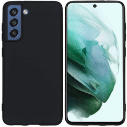 Color Backcover voor de Samsung Galaxy S21 FE- Zwart