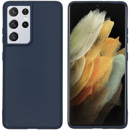 Color Backcover voor de Samsung Galaxy S21 Ultra - Donkerblauw
