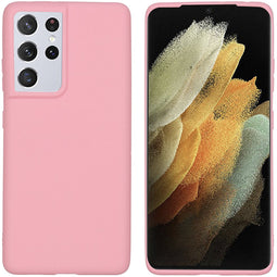 Color Backcover voor de Samsung Galaxy S21 Ultra - Roze