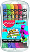 COLOR'PEPS plakkaatverf ultra uitwasbaar - assorti kleuren - tubes à 12 ml - in kunststof doos x 12