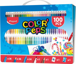 COLOR'PEPS tekenset in koffer - 100 delig