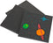 Colorations Canvas Zwart 20x20cm, Set van 3