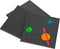 Colorations Canvas Zwart 20x20cm, Set van 3