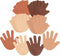 Colorations - Colours Like Me Handen, Set van 24 (4 Kleuren)