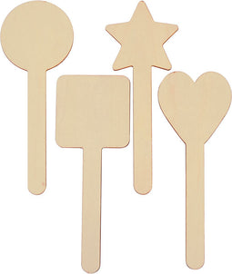 Colorations - DIY Houten Stokvormen 4 Designs, 20st.
