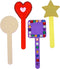 Colorations - DIY Houten Stokvormen 4 Designs, 20st.