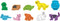 Colorations - Favoriete Dieren Foam Vormen, 500st.