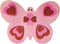 Colorations Foamstickers Glitter Hartjes, 100st.