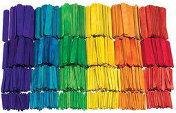 Colorations - Gekleurde Houten Knutselstokjes Klaslokaal Pakket, 1200st.