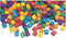Colorations - Gekleurde Houten Kubus Blokjes, 196st.