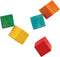 Colorations - Gekleurde Houten Kubus Blokjes, 196st.