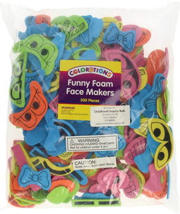 Colorations - Grappige Gezichtsdelen Foam, 300st.