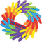 Colorations Happy Hands Foam Vormen, 150st.