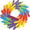 Colorations Happy Hands Foam Vormen, 150st.