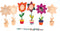 Colorations - Houten Bloempot Fotolijst, Set van 12