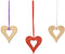 Colorations - Houten Hartversieringen Groot, 20st.