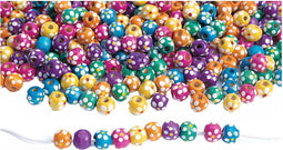 Colorations Houten Rijgkralen Bloem, 225 gram