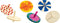 Colorations - Houten Tollen, Set of 24