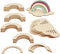 Colorations - Maak en Versier je Eigen Houten Regenboog, Set van 6