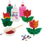 Colorations - Maak en Versier je eigen Houten Tulp, Set van 12