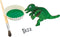 Colorations - Maak en Versier je Houten 3D Puzzel Dinosaurus, Set van 4