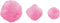 Colorations - Pom Poms Roze, 100st.