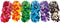 Colorations - Pompomps 6 Kleuren, 1500st.