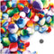Colorations - Regenboog Gestreepte Pom Poms, 180st.