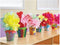 Colorations Versier je Eigen Bloempotje Papier-Mache, Set van 10