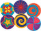 Colorations - Versier je eigen Houten Spinner, 24st.