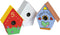 Colorations - Versier je eigen Papier-maché Vogelhuis, Set van 12