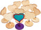 Colorations - Versier je Houten Memoclip Hart, 12st.