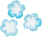 Colorations Washi Stickers Blauwe Bloemblaadjes, 80st.