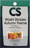 Colorations - Washi Stickers Herfstthema op Rol, 80st.