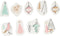 Colorations - Washi Stickers - Kerst Thema, 80st.