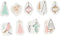 Colorations - Washi Stickers - Kerst Thema, 80st.