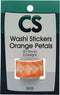 Colorations Washi Stickers Oranje Bloemblaadjes, 80st.