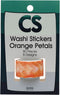 Colorations Washi Stickers Oranje Bloemblaadjes, 80st.