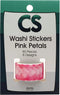 Colorations Washi Stickers Roze Bloemblaadjes, 80st.