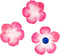 Colorations Washi Stickers Roze Bloemblaadjes, 80st.